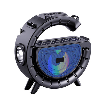 Outdoor Bluetooth Speaker - Solar Rechargeable - Flashlight